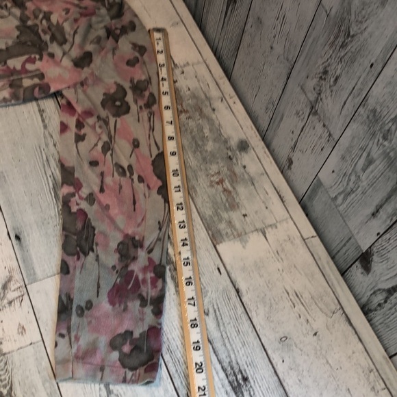 J.Jill Silk Cashmere Silk Blend Floral Cardigan Medium Petite - Picture 8 of 8